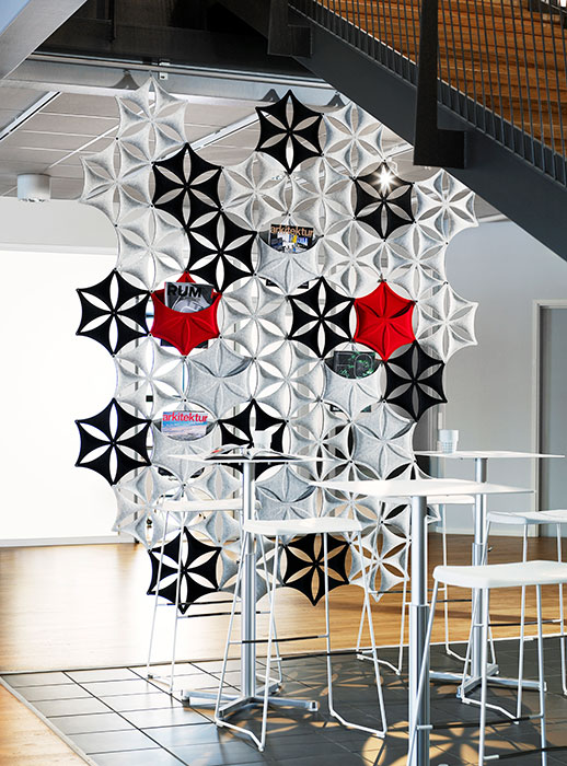 Airflake Acoustic baffles