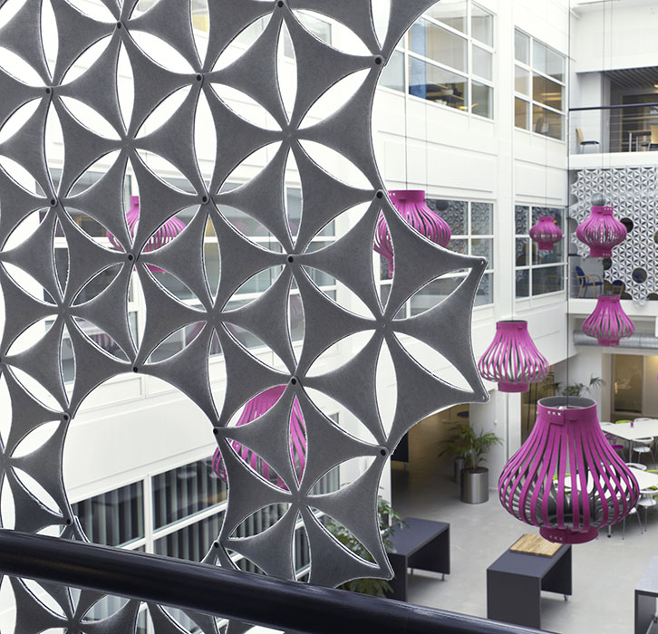 Airflake Acoustic baffles