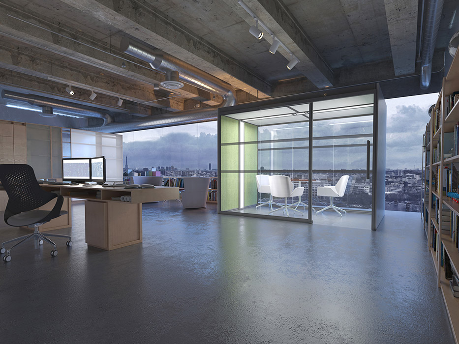 Aspect meeting pod.