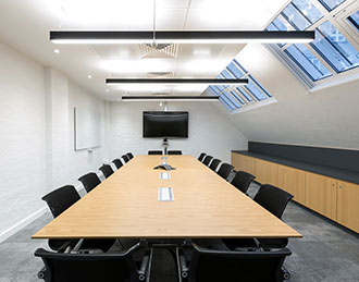 Large boardroom table