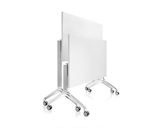 Deploy white folding table