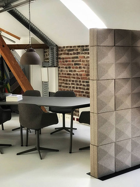 Fabricks Fabricks office partition in meeting room