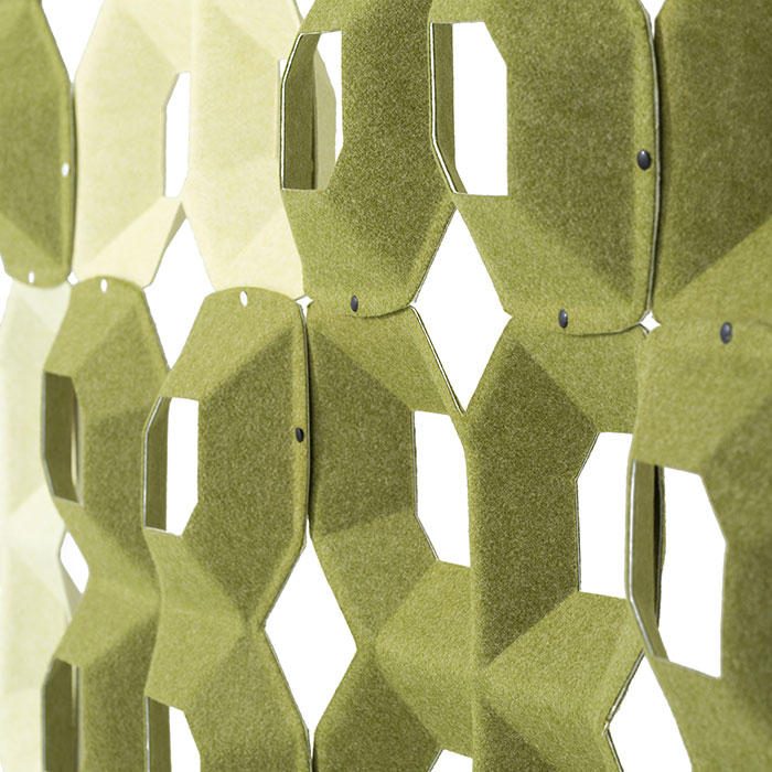 Formo acoustic curtain Formo acoustic curtain compressed PET felt