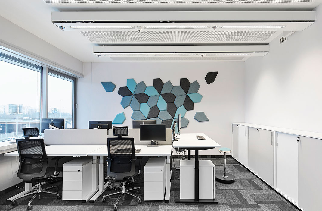 Formo acoustic panel Formo acoustic wall panels in blues