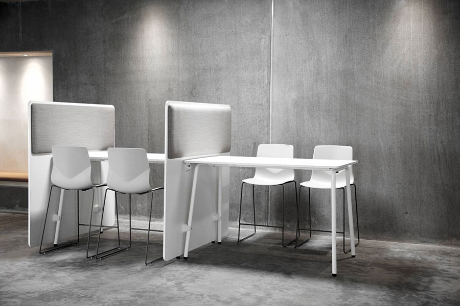 Fourreal table Fourreal partition white tables
