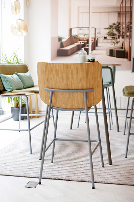 FourAll Seating FourAll stool back detail