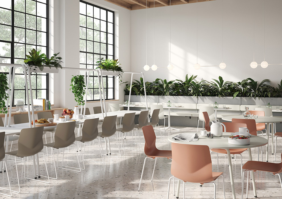 FourSure 44 chair FourSure 44 chairs in canteen