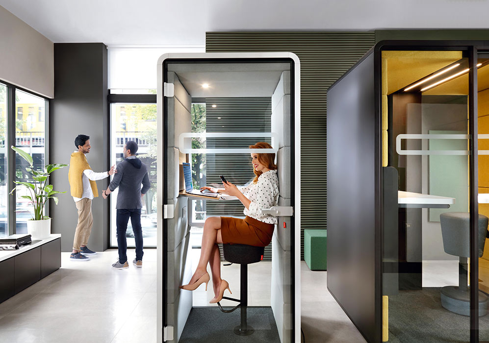 Mini pod office.