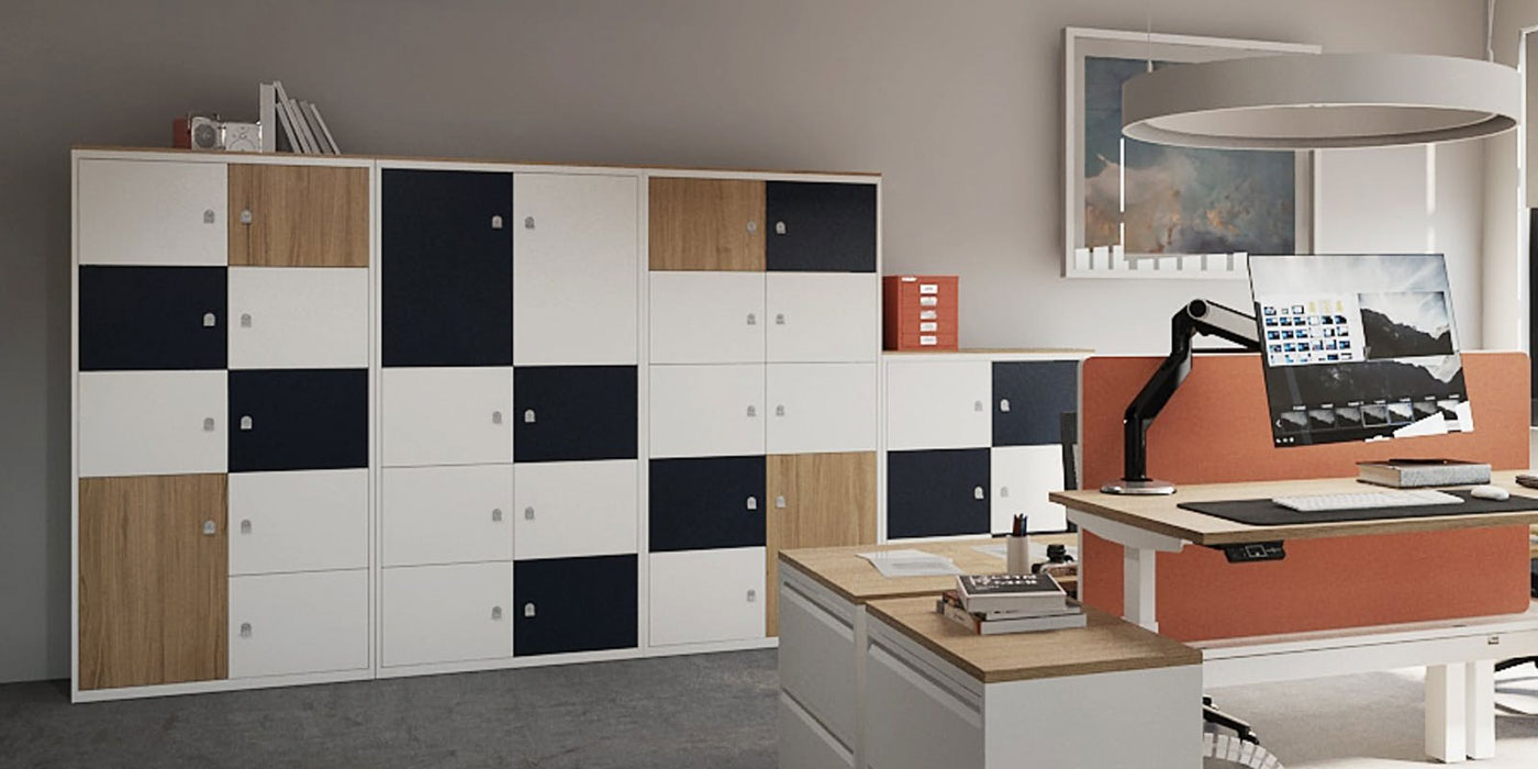 Lodge Locker Mixed wood and metal locker