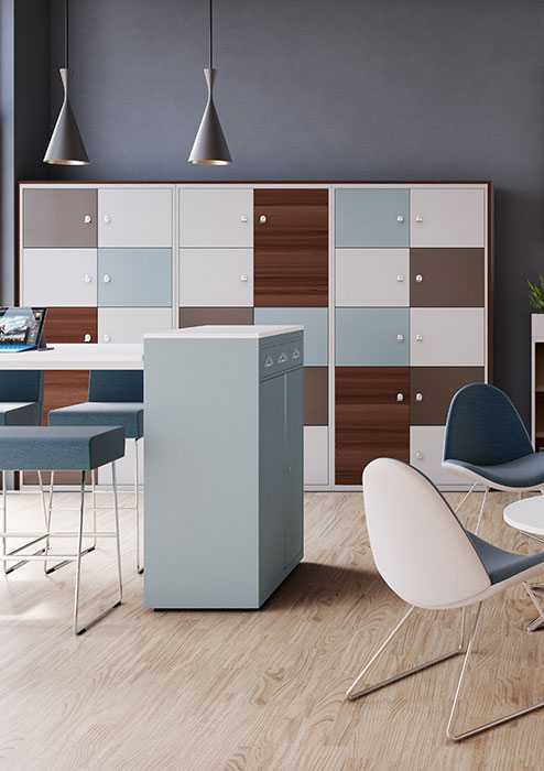 Lodge Locker Pastel colour lockers