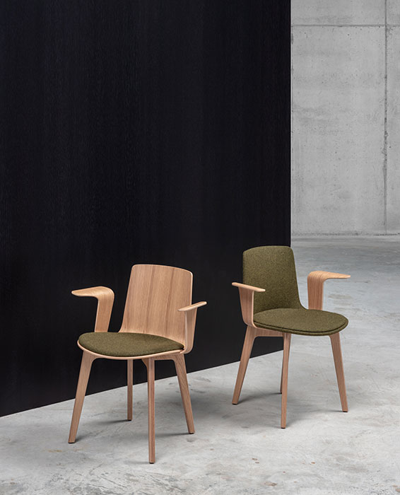 Lottus Wood arm chair Lottus Wood armchairs and upholstery options