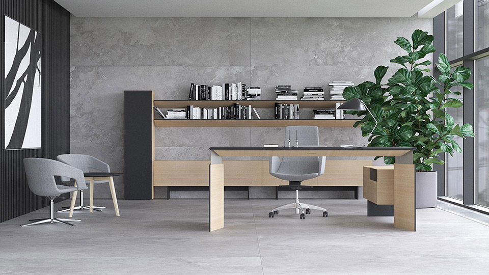 Wireless charging office desk