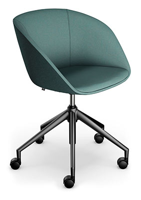 Chair on castors