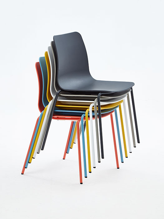 Polly One chair Polly stacking chair