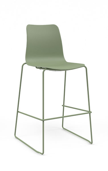 Polly sled base Stool Polly sled base stool
