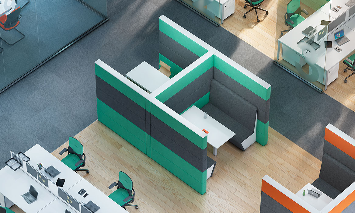 Sand Screen Partition Sand acoustic seating booths