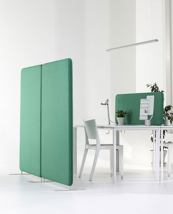 Softline Floor Softline office screen with radius edges