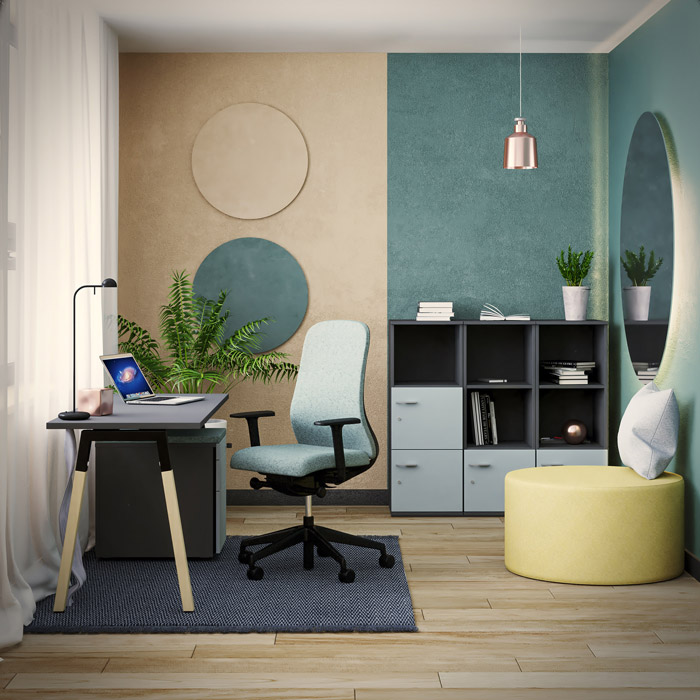 Souly upholstered office chair