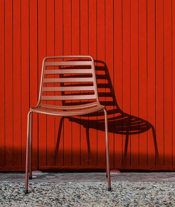 Street chair Street chair in red