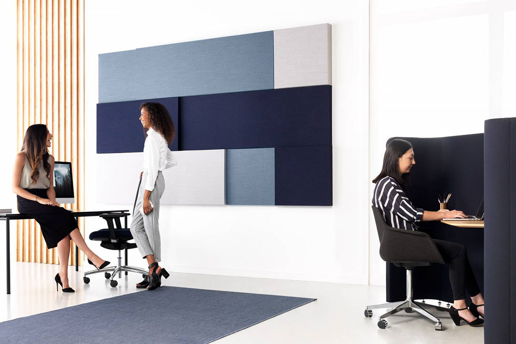Tessellate rectangular Tessellate rectangular acoustic wall panels