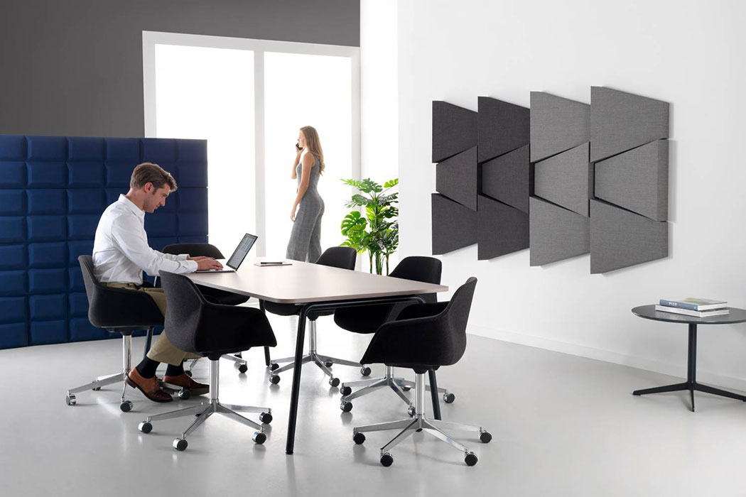 Tessellate trapezium Tessellate trapezium acoustic wall panels