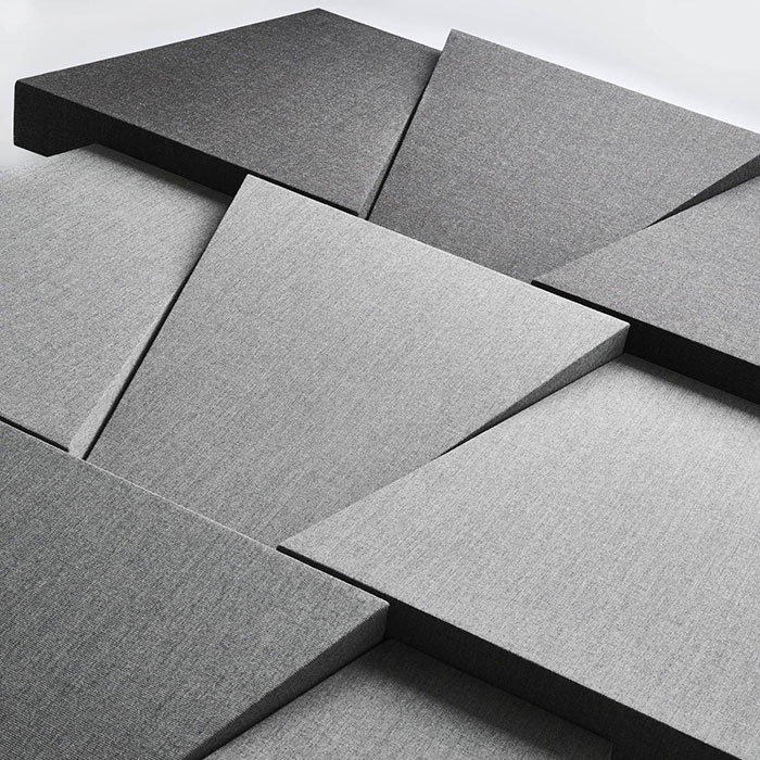 Tessellate trapezium Tessellate trapezium acoustic wall panels
