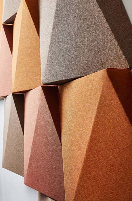 Tessellate diamond Tessellate diamond acoustic wall panels
