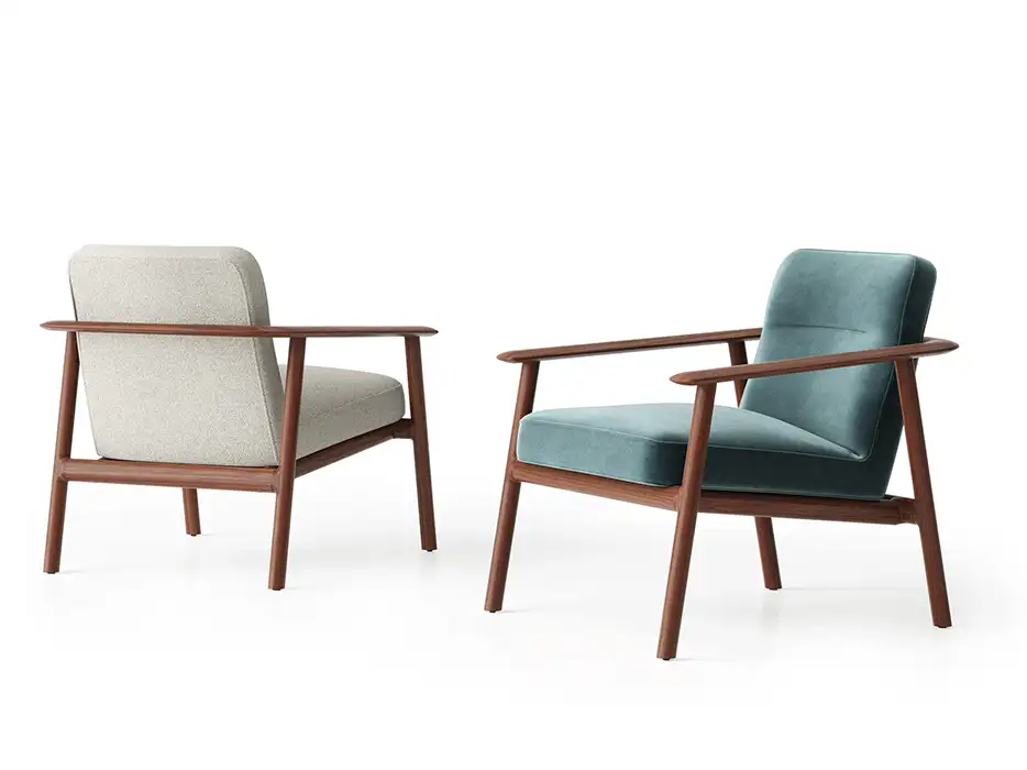 Kato chair Kato armchairs front and back view