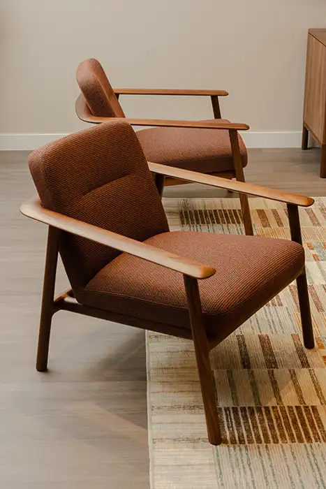 Kato chair Kato armchairs next to each other
