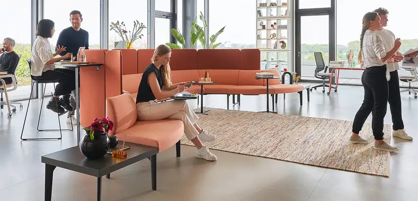 Office pod quantity High back modular sofa