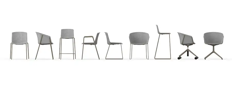 Omega Chair Range The range of Omega chairs by Casala