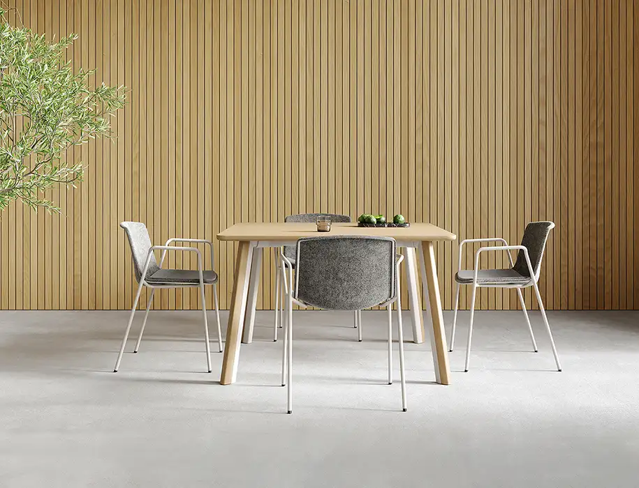 Omega chair Omega Chairs around table